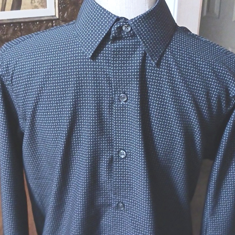 NWOT Izod Men's Fully Lined Button Down Long Sleeve Dress Shirt Size Small